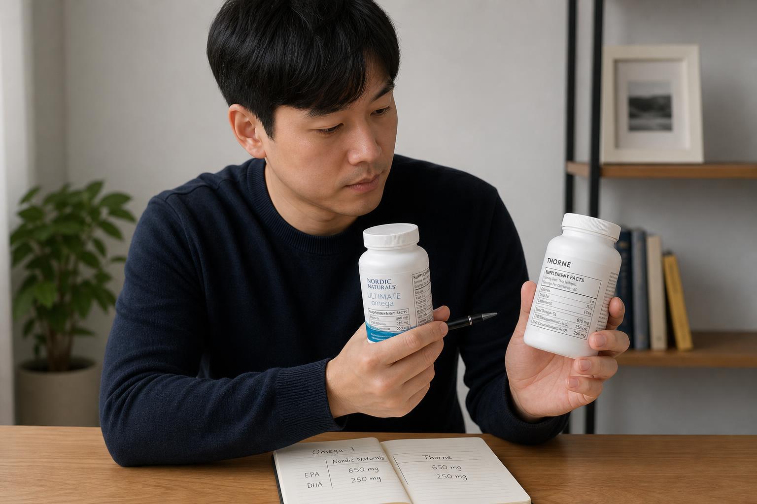 EPA와 DHA 함량표, 이렇게 확인하세요!