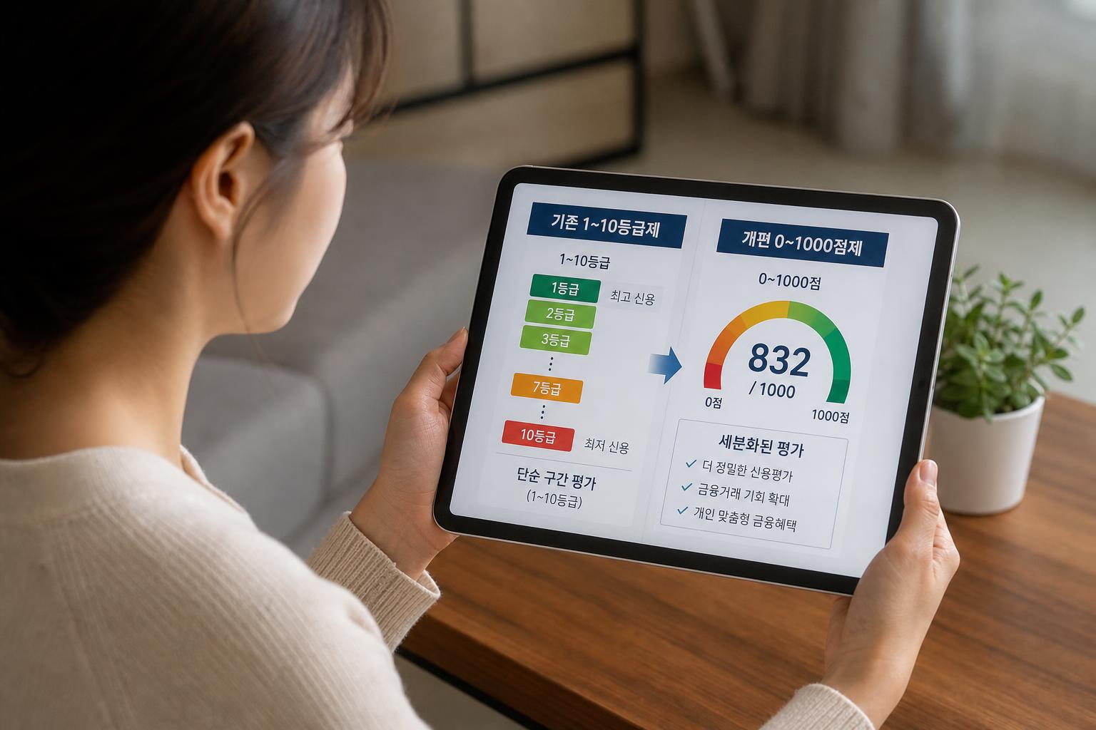 신용등급제에서 신용점수제로! 무엇이 달라졌나요?