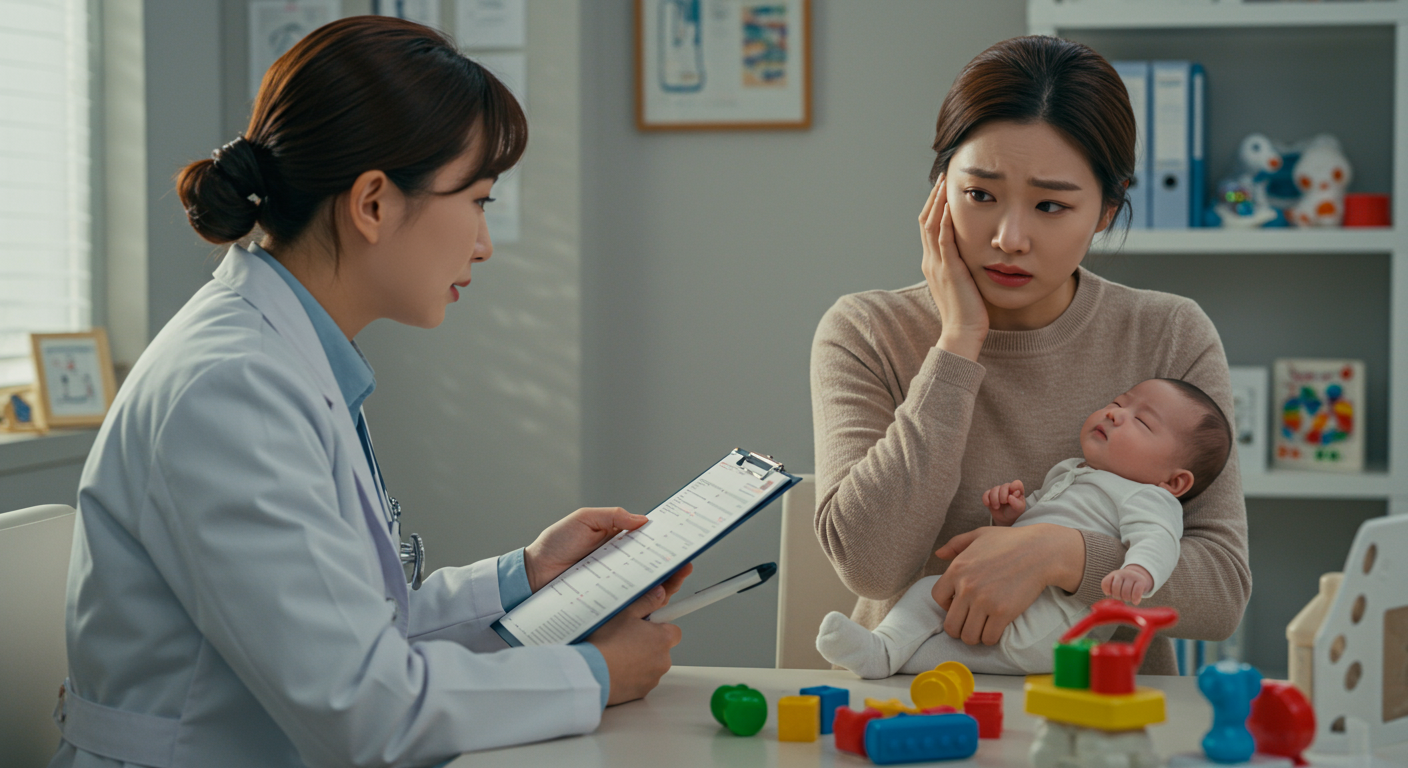 녹색 변 괜찮을까요? 언제 병원에 가야 할까요?