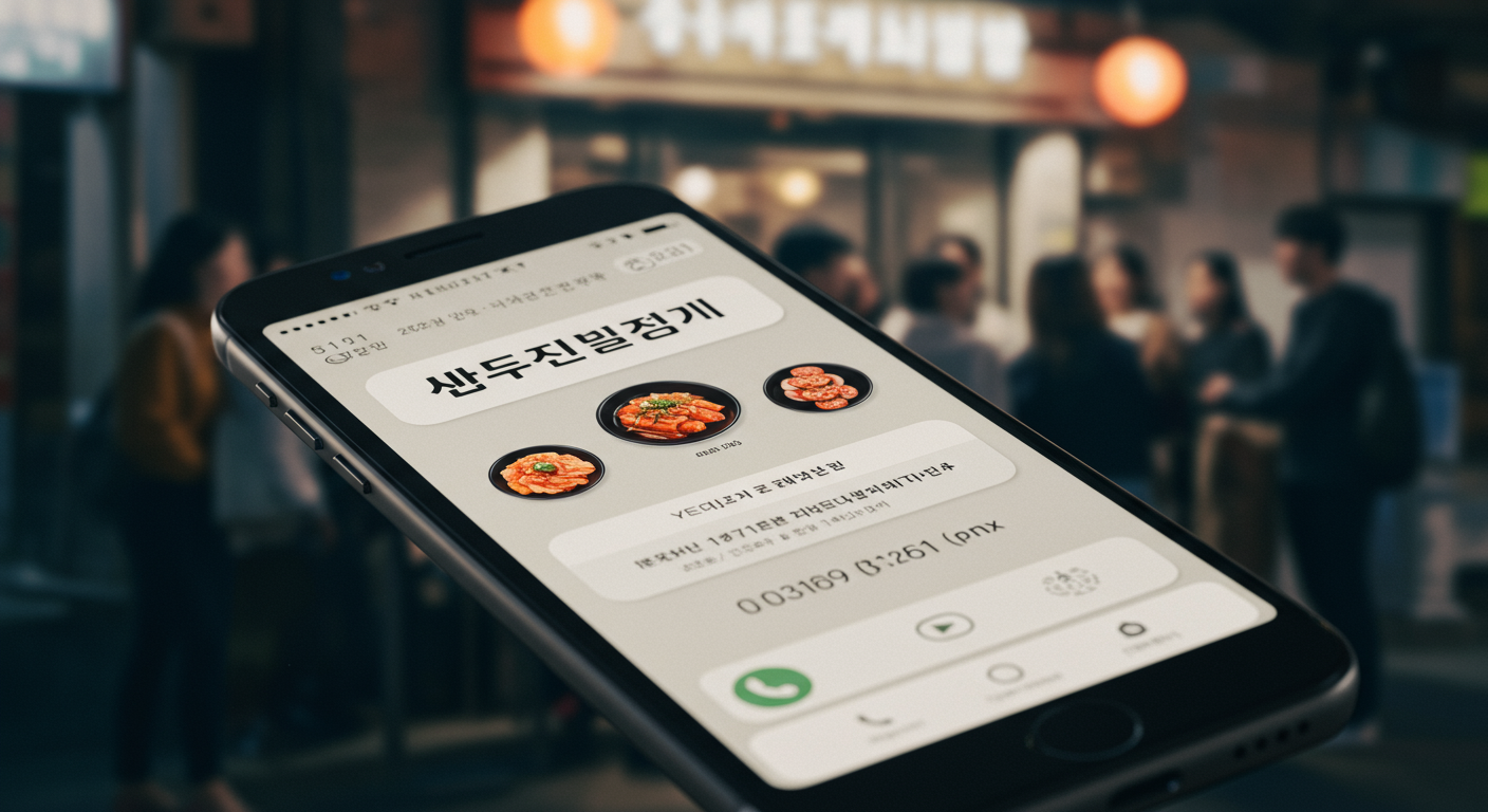 기다리지 말고 바로 먹어요! 예약 꿀팁과 이용 가이드