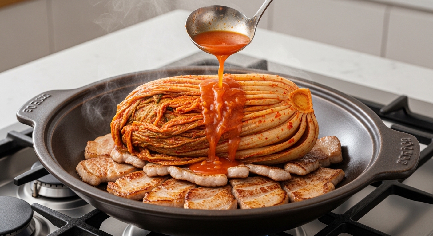 묵은지와 김칫국물로 감칠맛 더하기