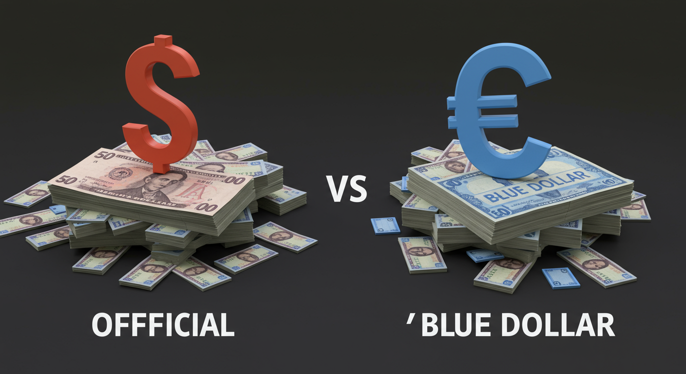 공식 환율과 '블루달러', 무엇이 다를까요?
