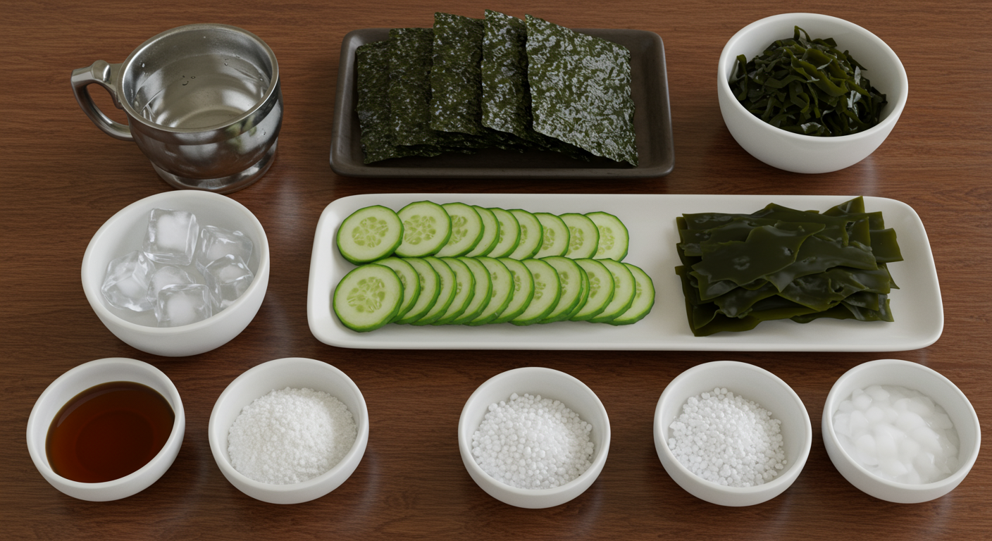 오이냉국 황금레시피 핵심 재료와 비율!