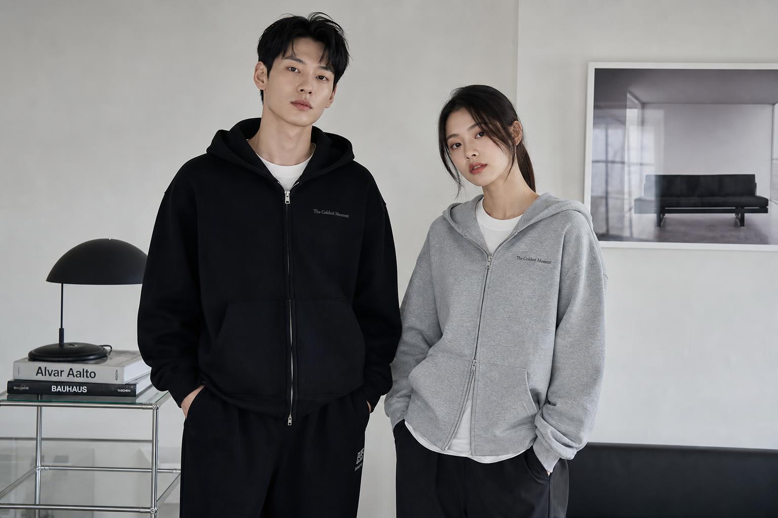 핵심 아이콘, 더콜디스트모먼트 후드집업 라인업