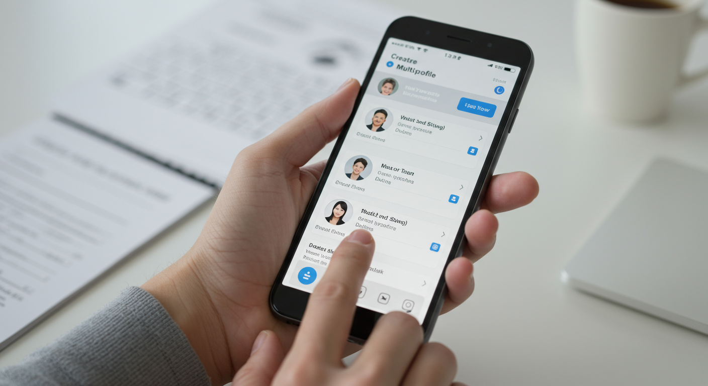 나만의 멀티프로필, 쉽게 만드는 방법!