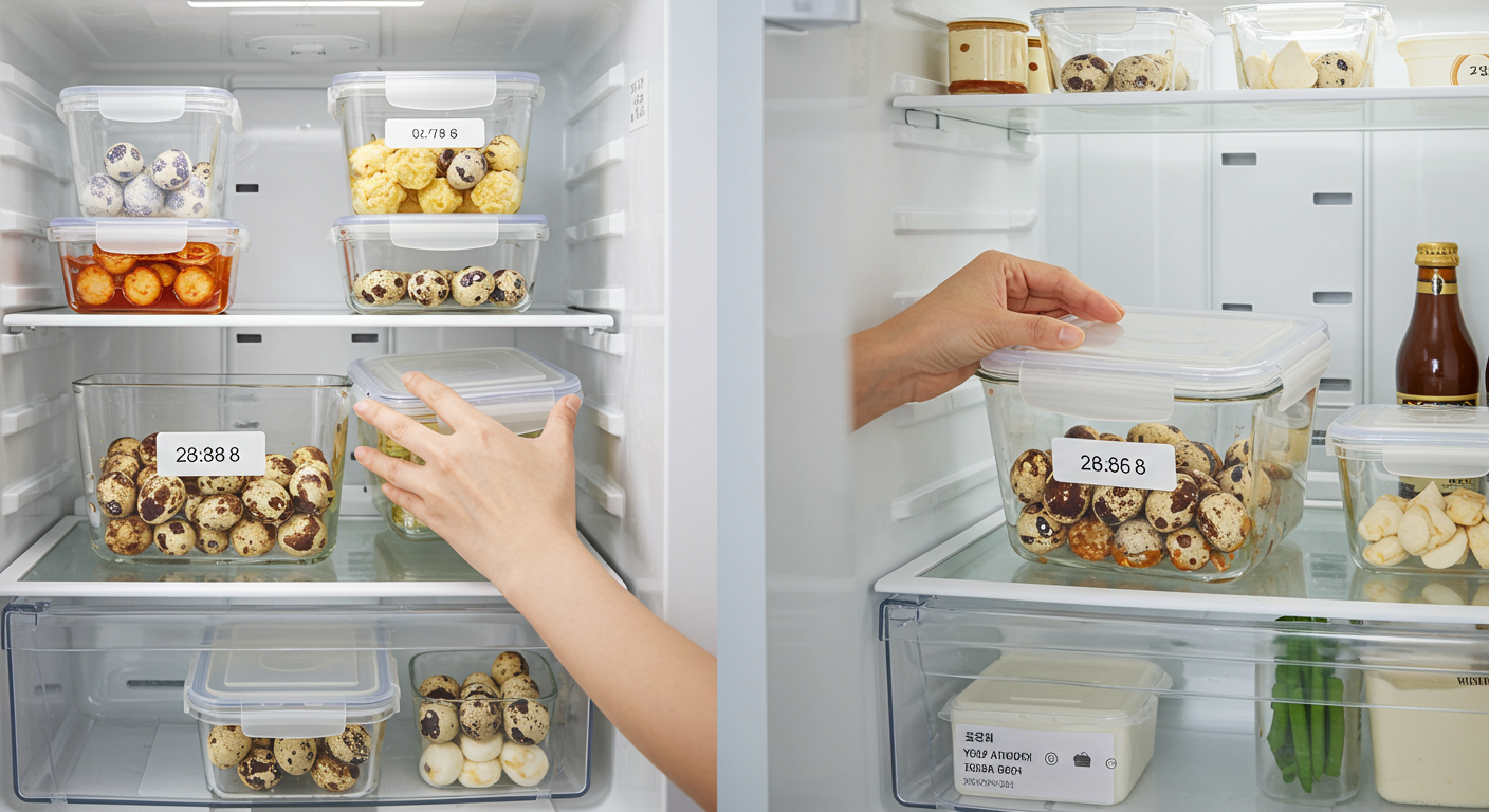 집에서 만든 메추리알 장조림, 언제까지 먹을 수 있나요?