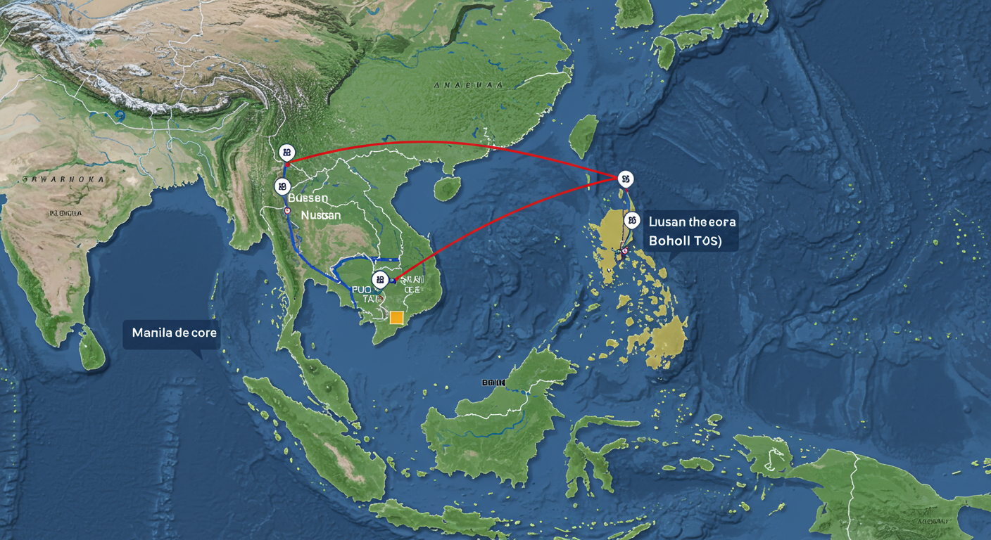 어디서 출발하면 보홀에 갈 수 있나요?