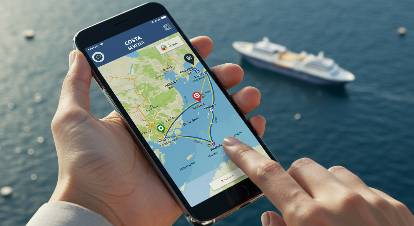 2025년 코스타세레나호 운항 일정과 노선