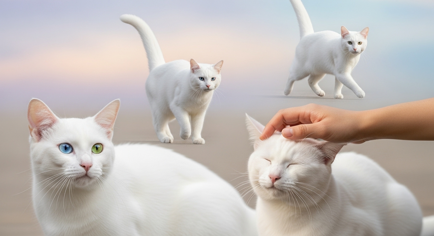 하얀고양이의 행동과 상태에 따른 꿈 해몽