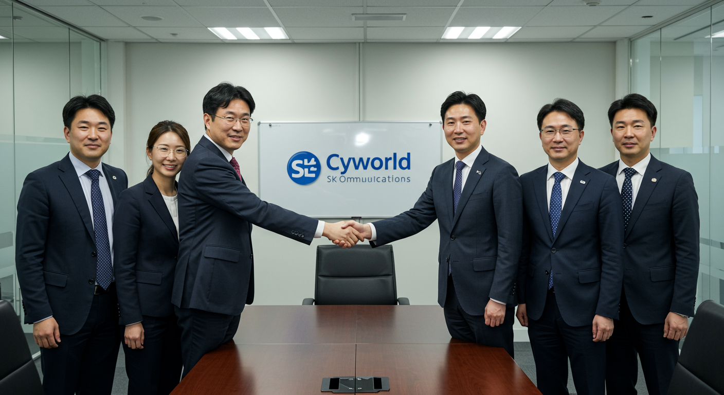 SK커뮤니케이션즈와 함께 더 커졌어요!