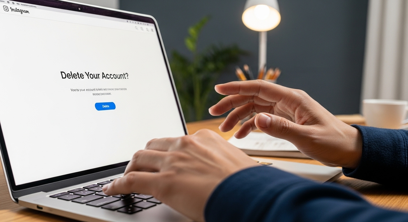 2025년 최신! 웹 브라우저에서 인스타그램 계정 삭제하는 단계