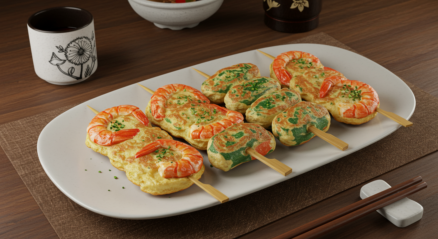 새우 꼬치전, 너는 누구니?