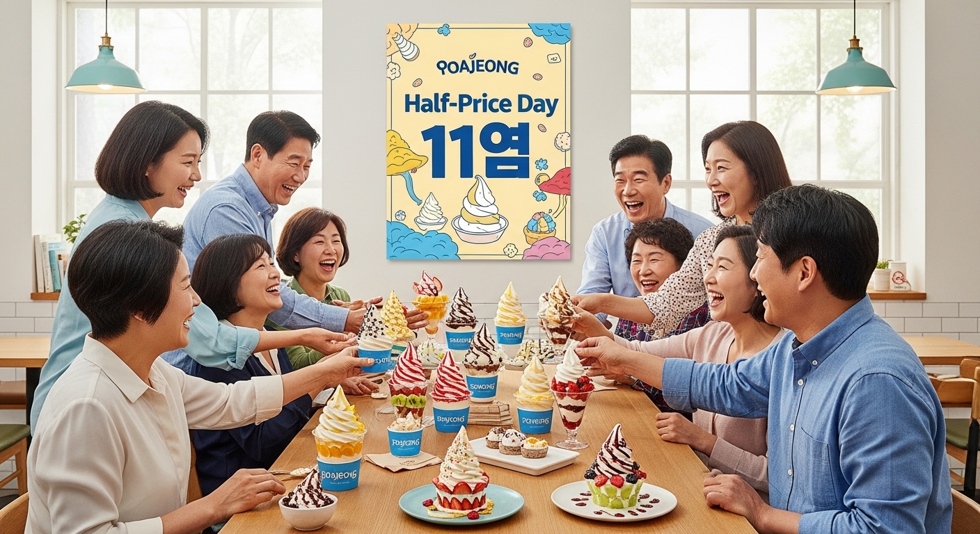 요아정 반값데이 11월, 달콤한 반값 행복!