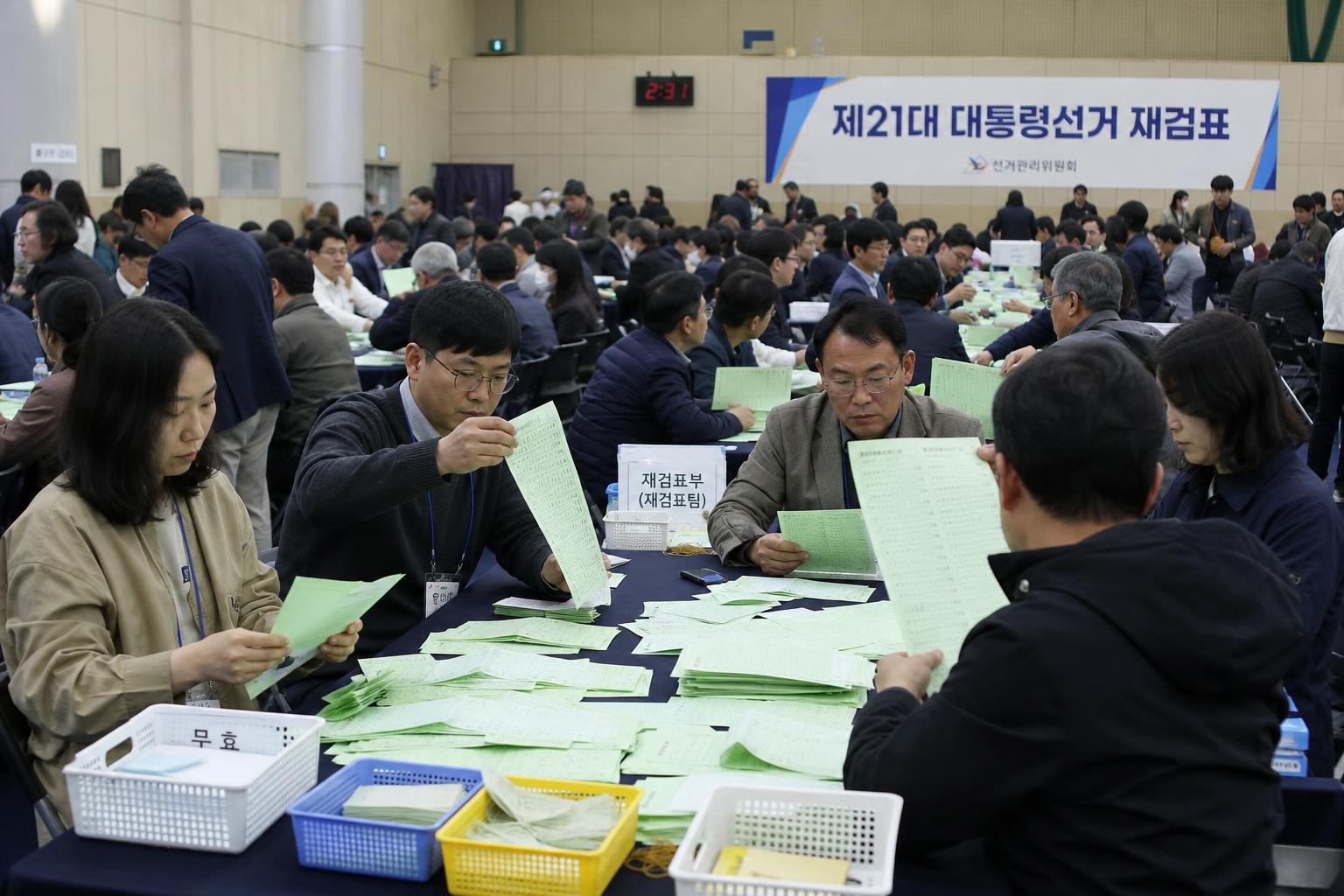 통영시장 재검표는 언제, 어디서, 어떻게 이뤄졌나요?