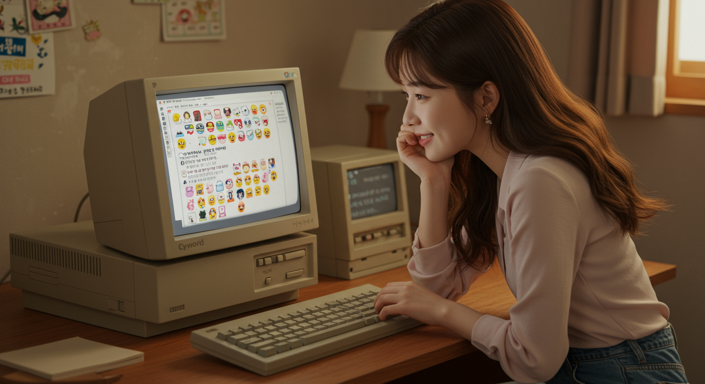 싸이월드 이모티콘: 추억 소환의 시작!
