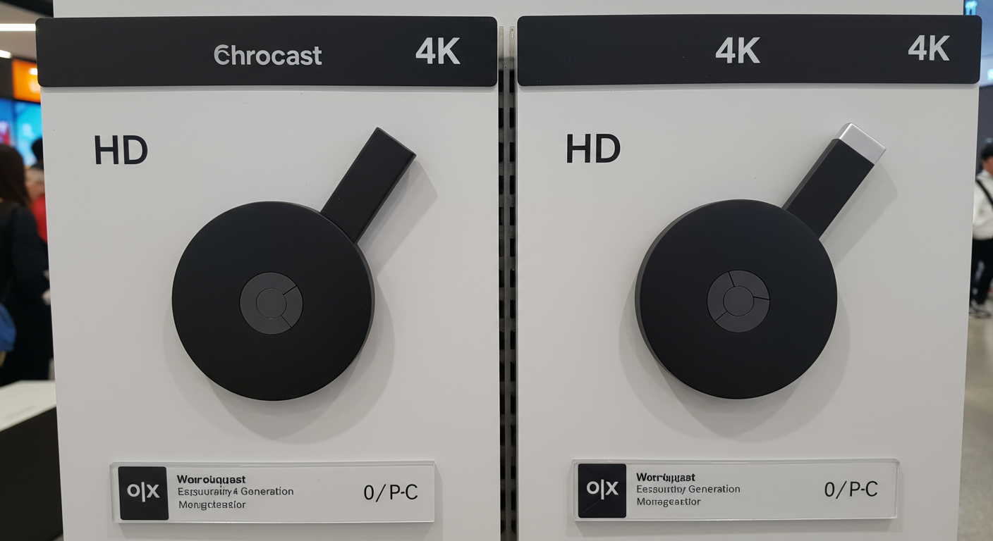 HD vs 4K: 나에게 맞는 크롬캐스트 4세대 모델은?