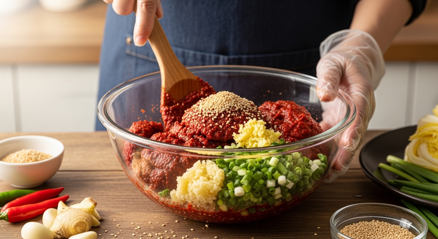 맛있는 알타리김치 양념장 황금 레시피