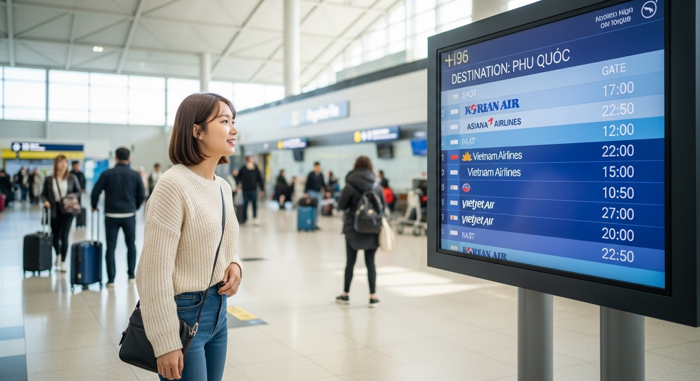 서울-푸꾸옥 직항, 어떤 항공사가 있나요?