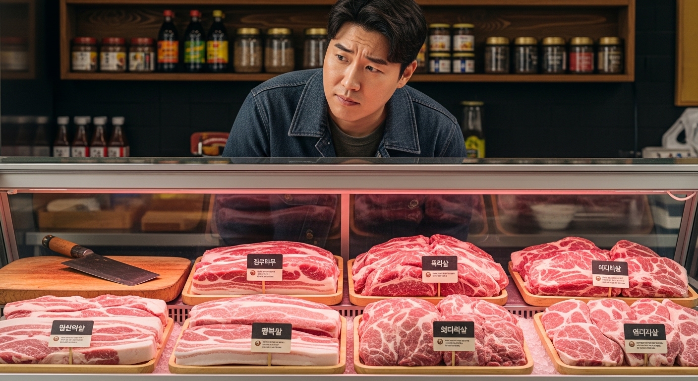 맛있는 수육을 위한 돼지고기 부위 선택!