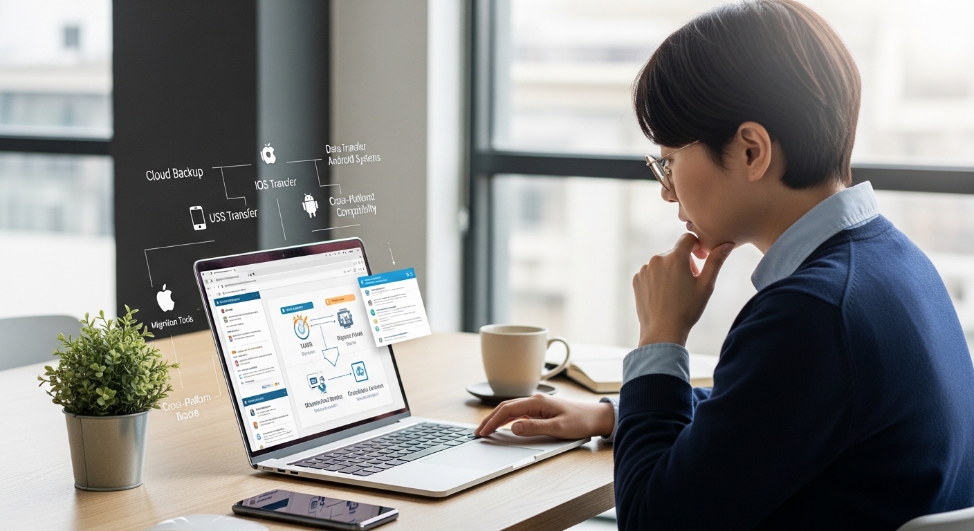 아이폰에서 안드로이드로 데이터 전송, 이제 가능해요!