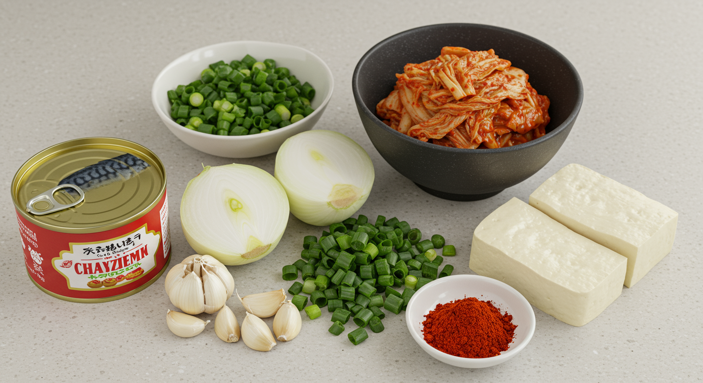 맛있는 꽁치김치찌개, 어떤 재료가 필요할까요?