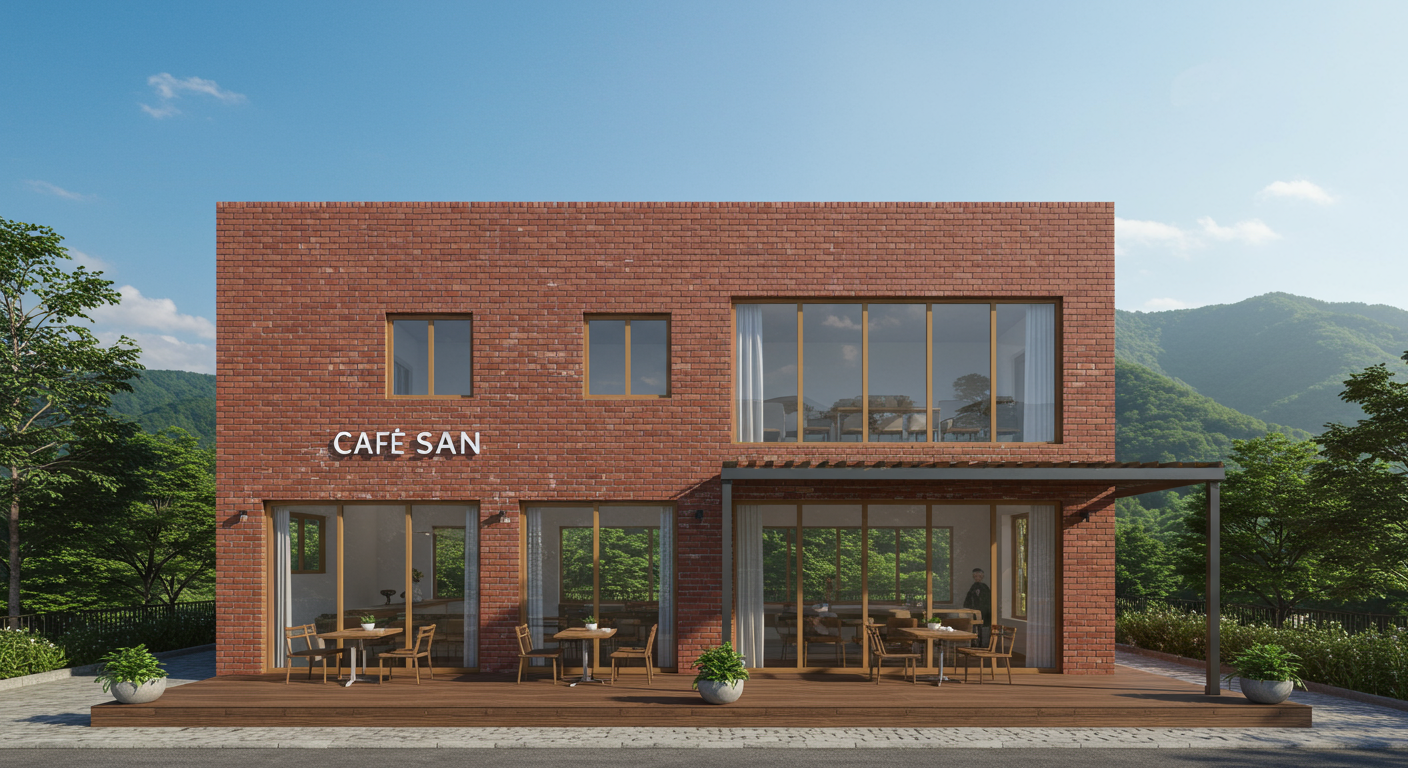 카페산의 멋진 모습은 어떨까요? 🖼️