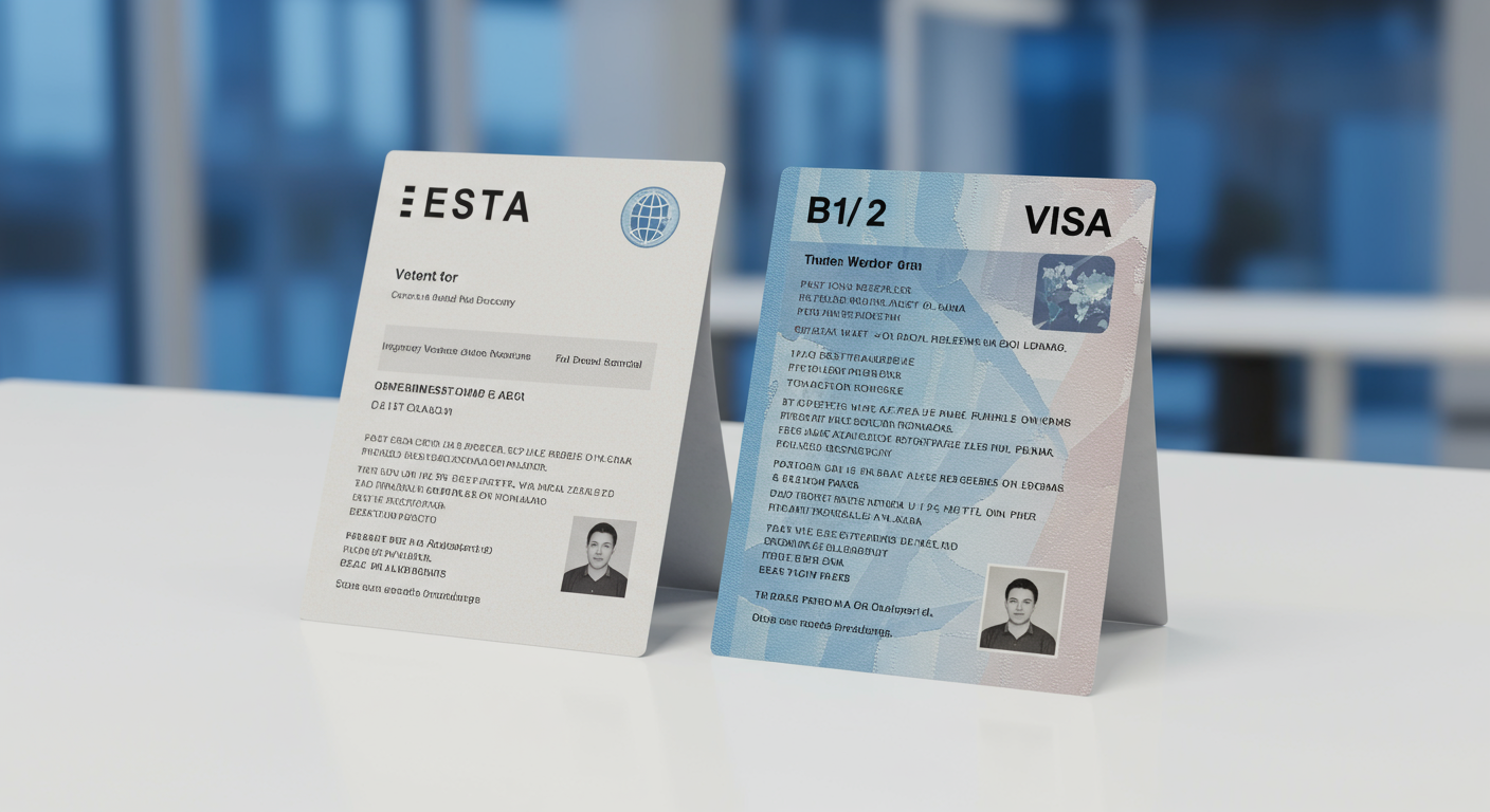 ESTA와 B1/B2 비자, 뭐가 다를까요?