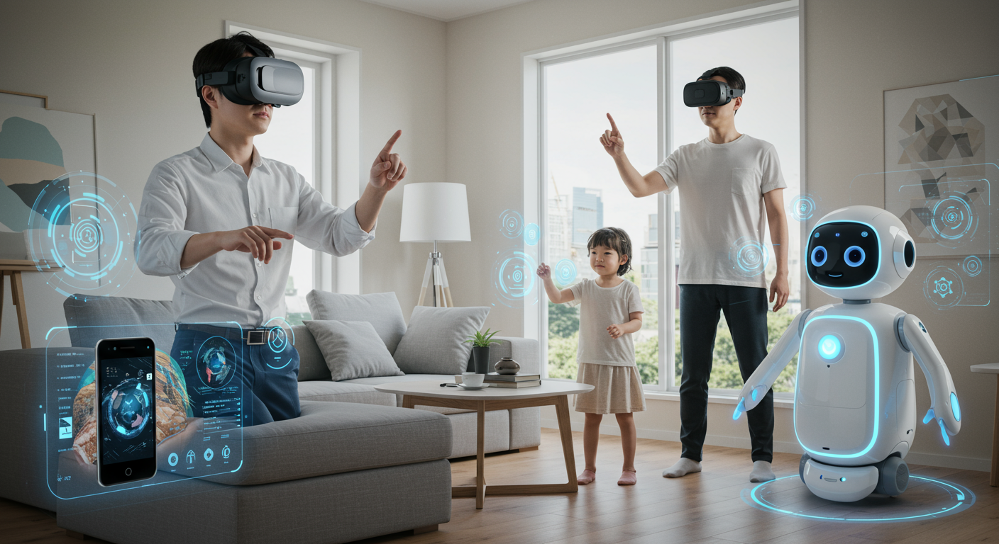 가상현실, 로봇, 스마트홈이 만드는 미래 생활