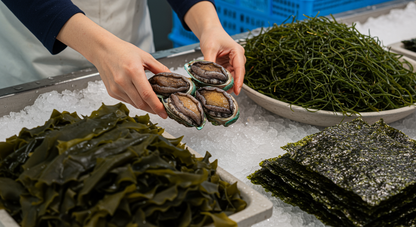 신선한 전복과 미역 고르기: 첫걸음이 중요해요!