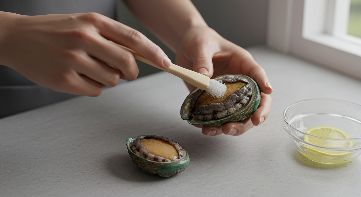 전복 손질, 어렵지 않아요!