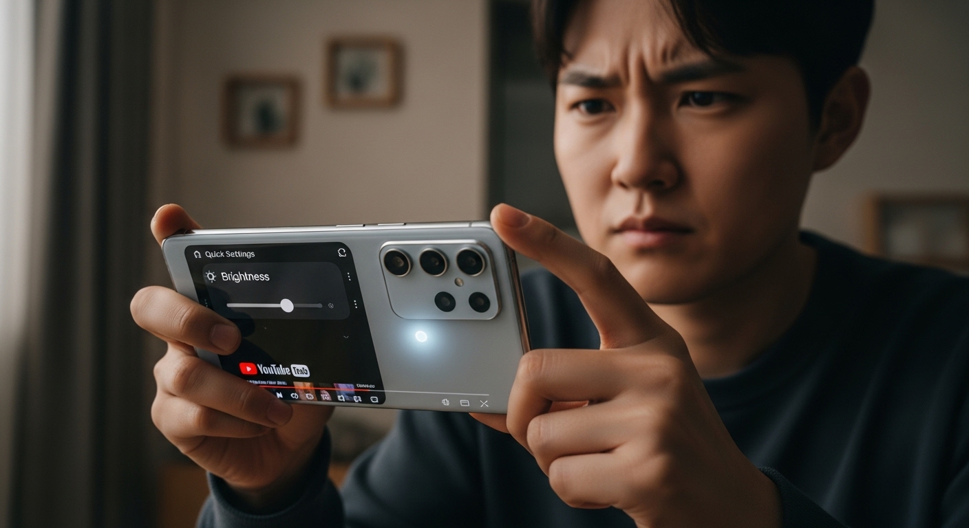 자동 밝기 설정과 주변광 센서 문제 해결하기