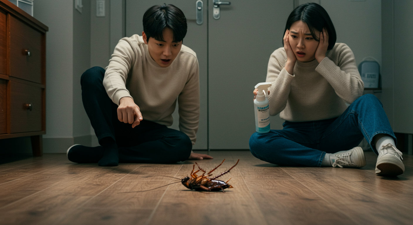 다른 사람이 대신 바퀴벌레를 죽여주는 꿈