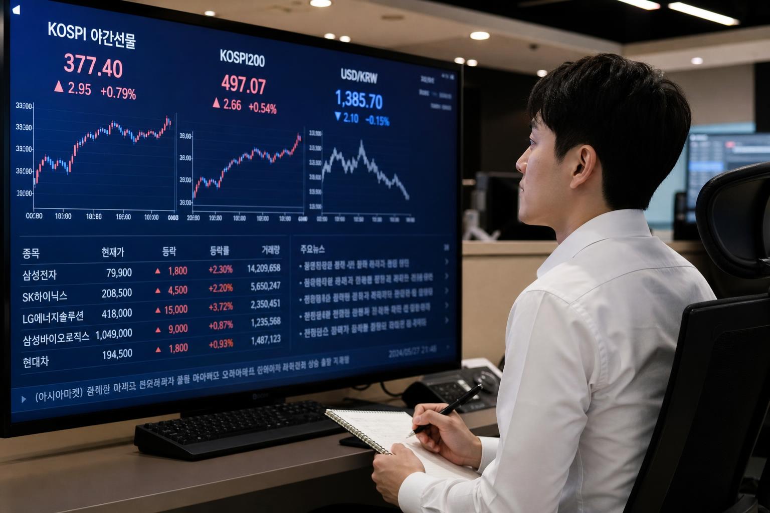 다음 날 코스피 시장, 야간선물로 미리 예측하기