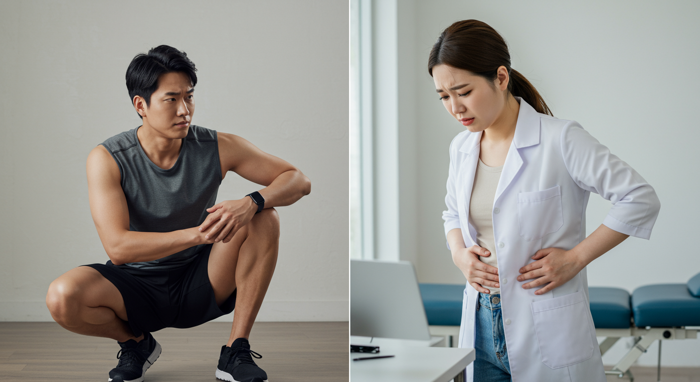 왜 아픈 걸까? 근육통일까, 병 때문일까? 🧐