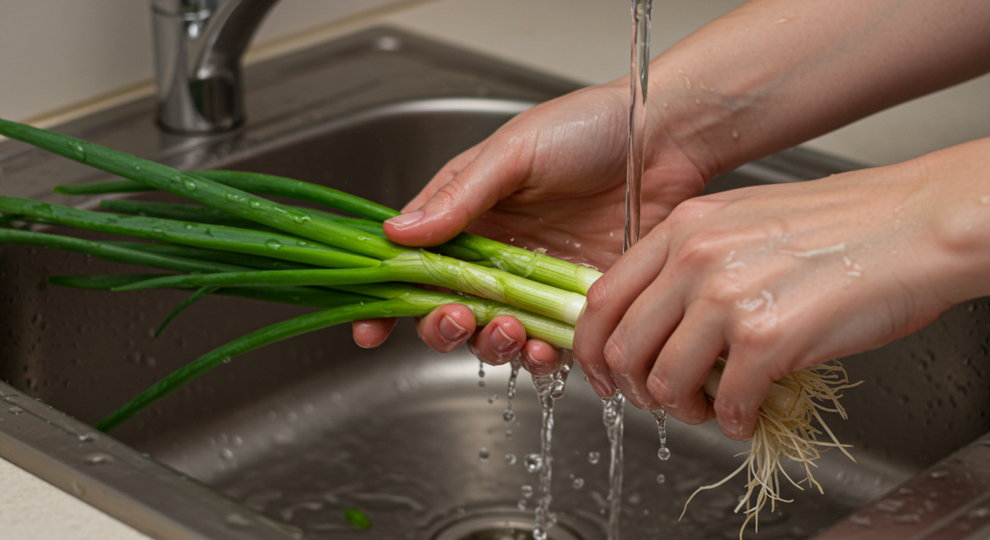 쪽파 손질, 이렇게 해보세요!