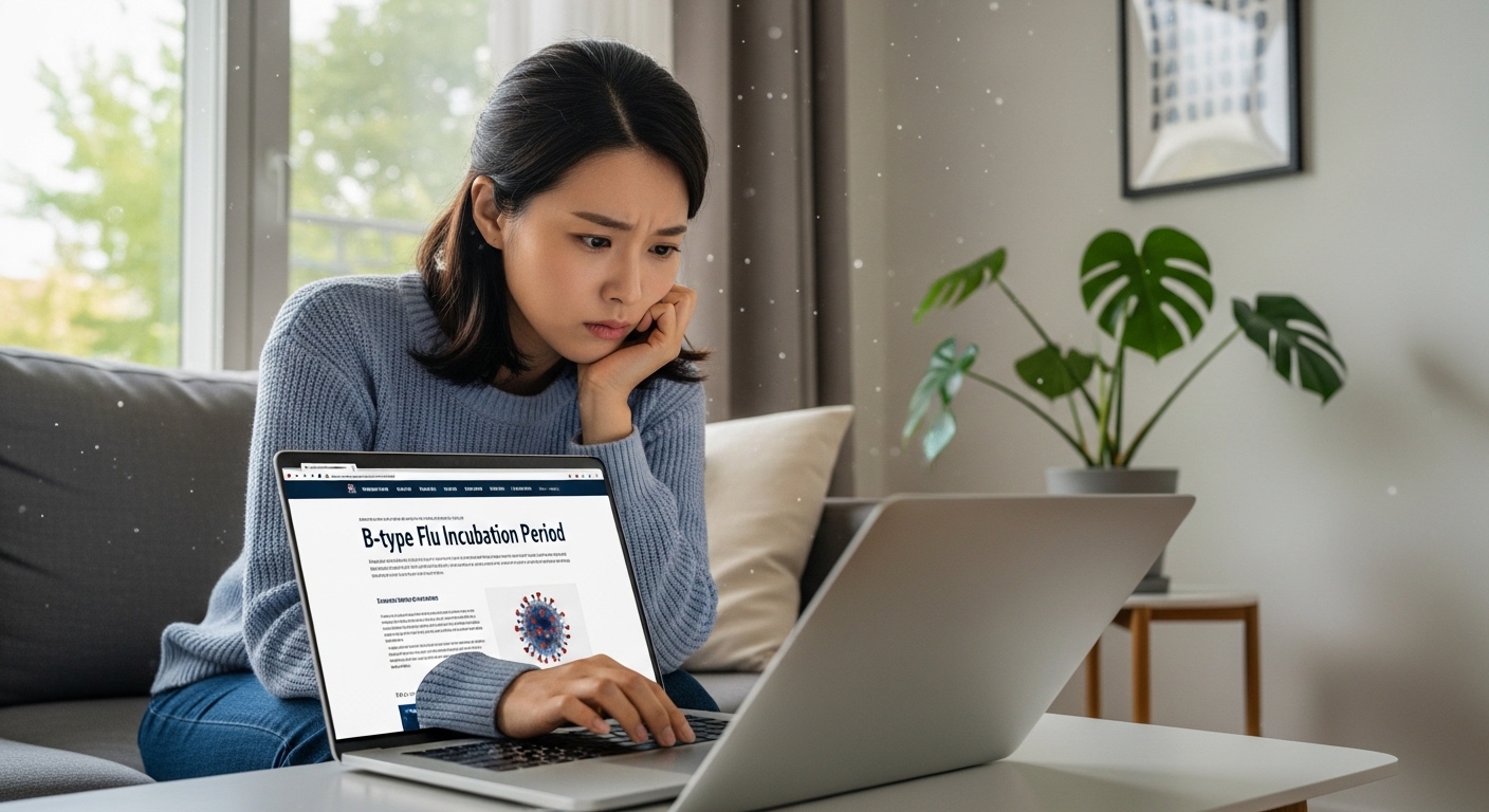 B형독감 잠복기는 얼마나 되나요?