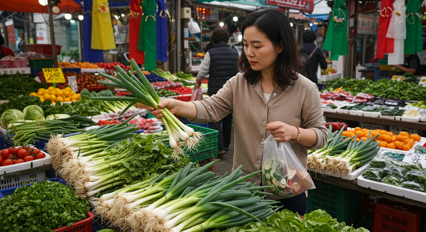 맛있는 대파김치의 시작! 대파 고르기부터 손질까지