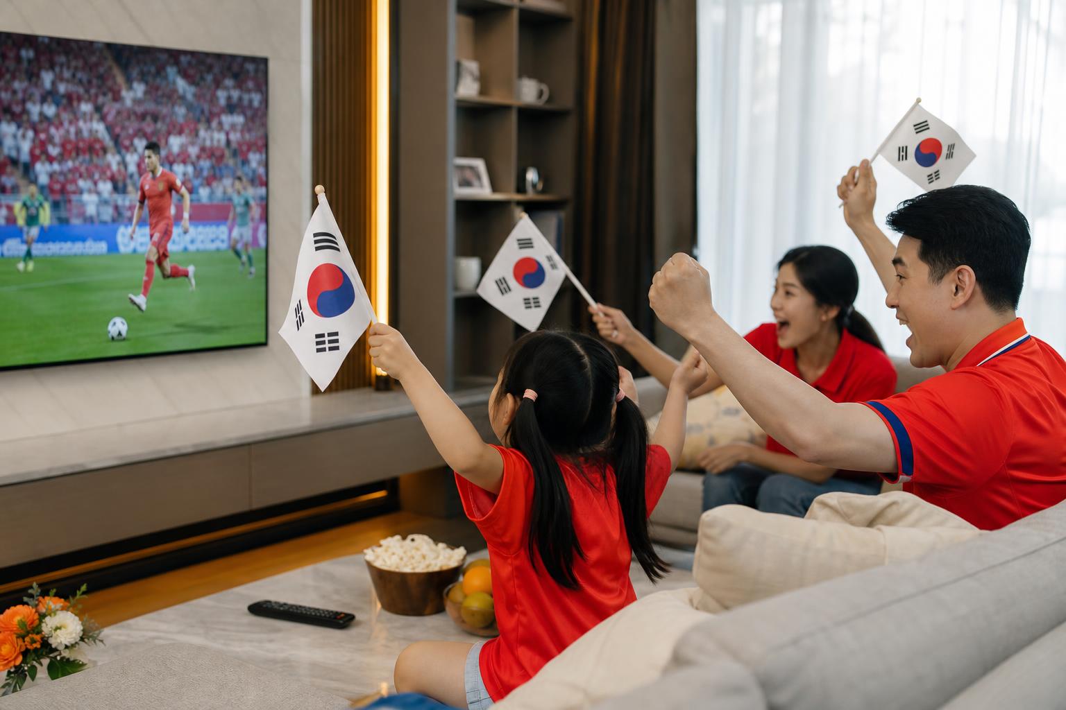 TV로 한국 멕시코 경기를 보려면요?