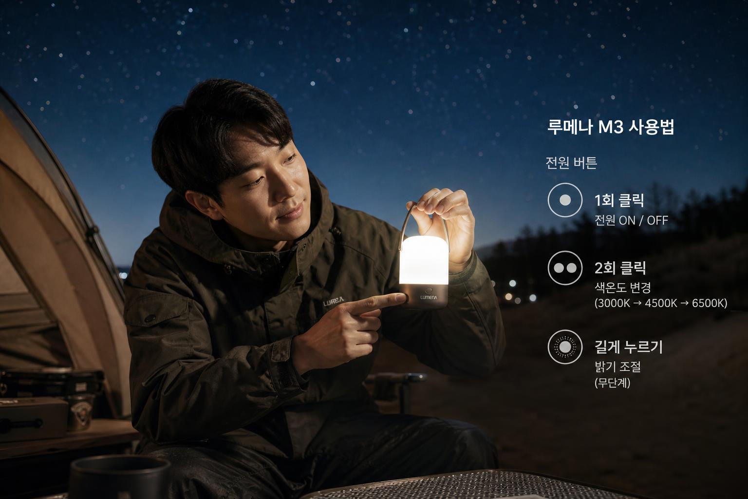 M3 랜턴, 어떻게 사용하면 좋을까요?