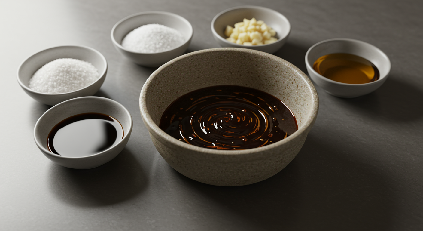 어묵 잡채의 황금 양념장 레시피!