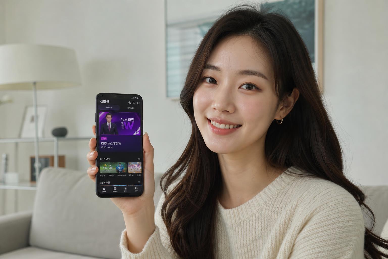방송사 공식 앱으로 실시간 TV 보는 방법