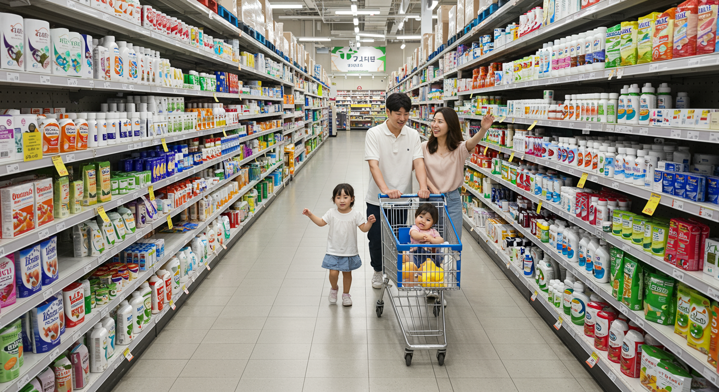 창고형 약국에서 어떻게 쇼핑할까요?