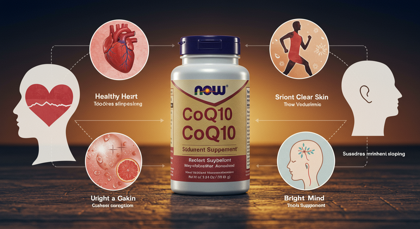 나우푸드 코큐텐 효능, 어디에 좋을까요?