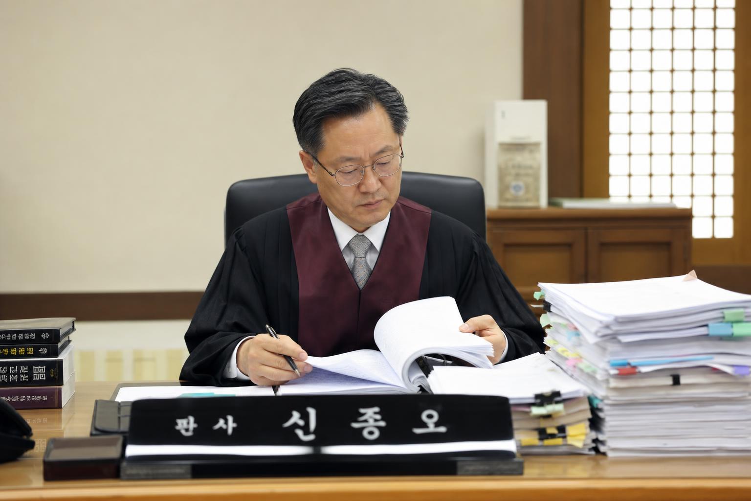 법원 안팎에서 바라본 그의 업무 태도와 평판