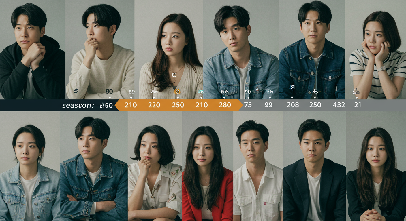 시즌별 주요 연혁과 회차 정보