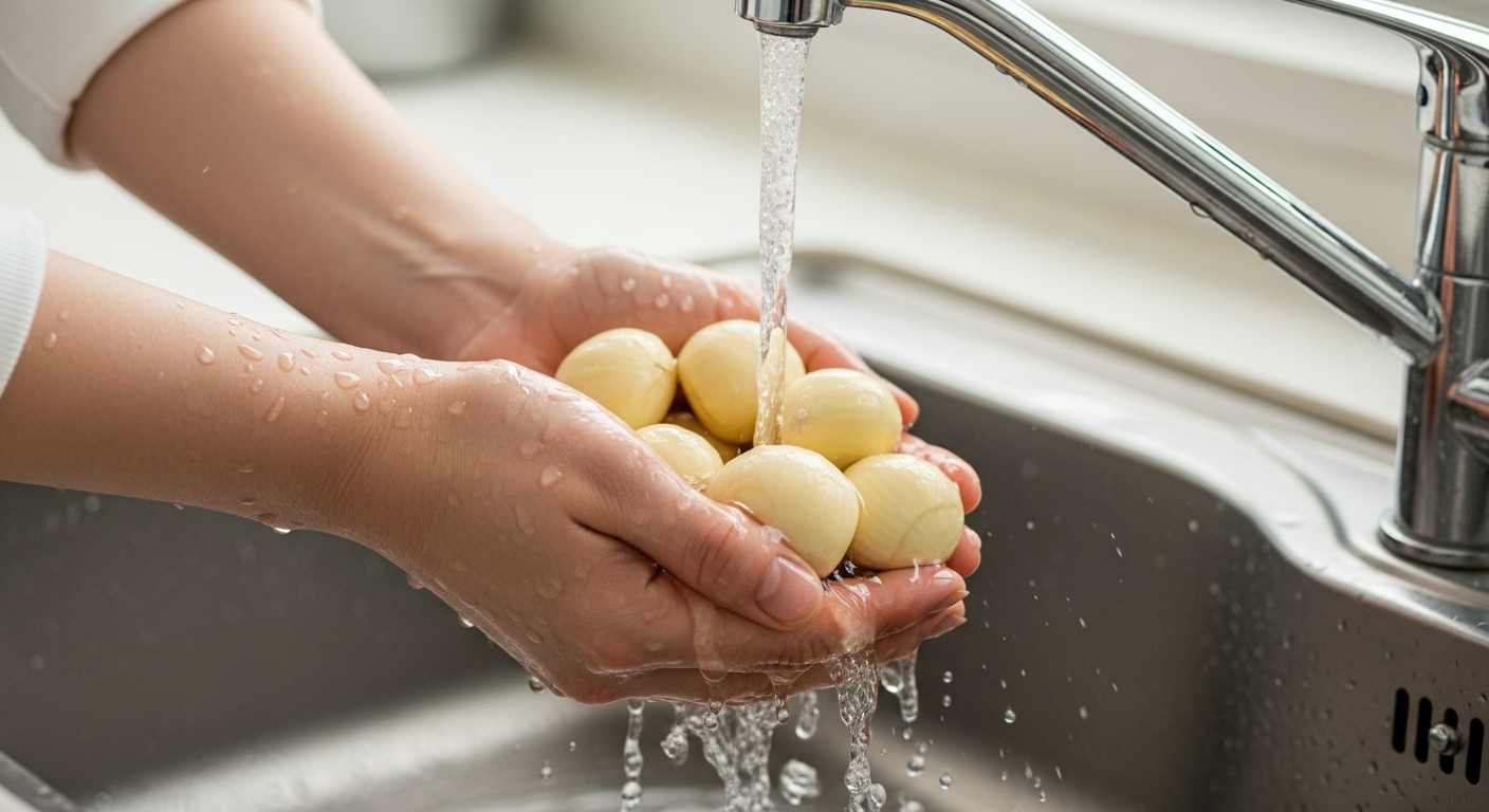 맛있는 깐밤 삶기 전, 이렇게 준비해요!