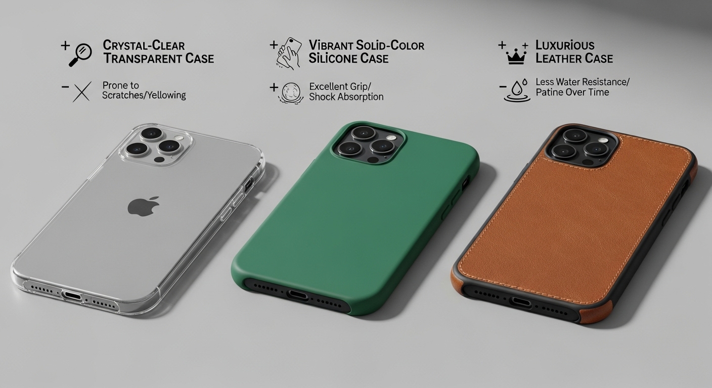 케이스 유형별 장단점, 한눈에 비교하기