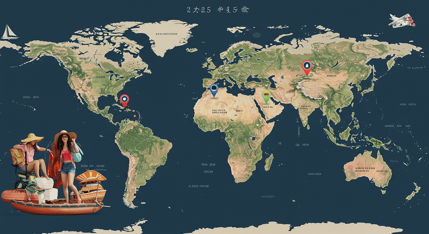 어디로 떠날까? 2025년 인기 여행지 TOP10