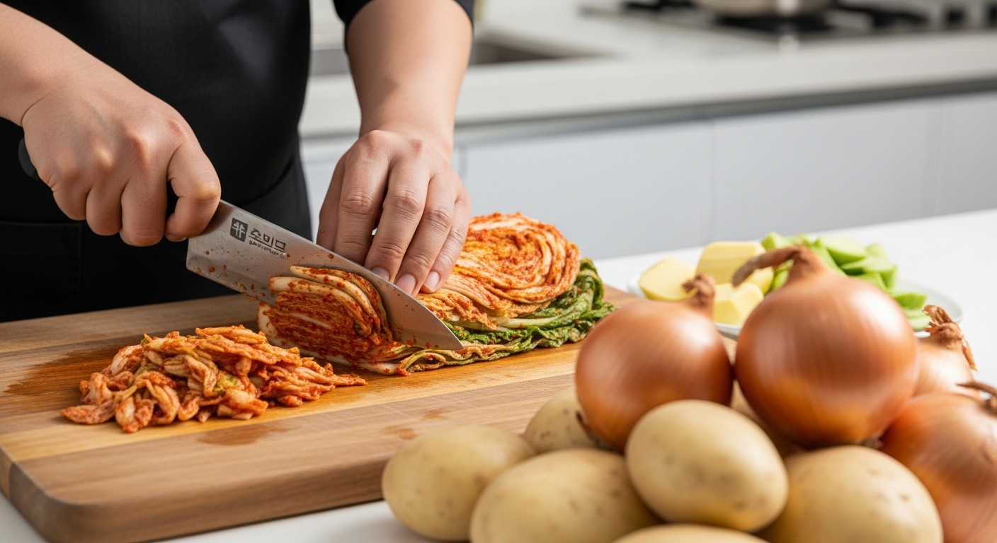 묵은지와 채소 손질 팁