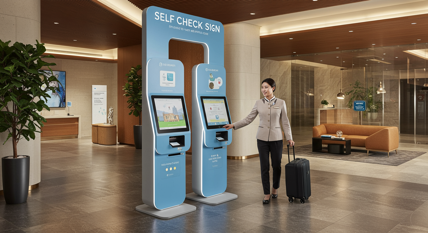 간편한 체크인/아웃과 친절한 서비스